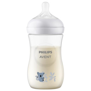 Philips Avent Responsywna butelka Natural dla niemowląt, koala - 260 ml
