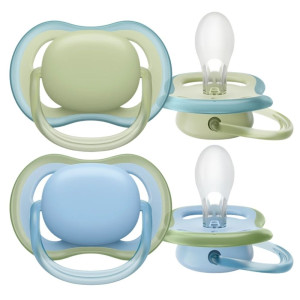 Philips Avent Ultra Air Smoczek, 0-6 m, Boy - 2 sztuki