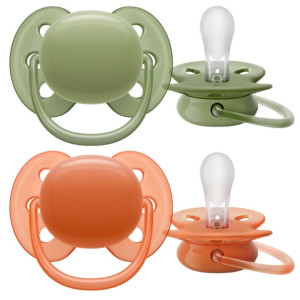 Philips Avent Ultra Soft Smoczek bardzo sztywny, 18 m+ - 2 sztuki