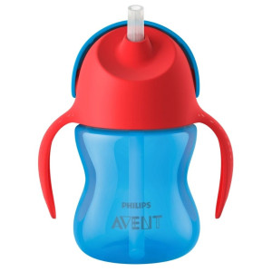 Philips Avent Kubek ze słomką 9 m+ Niebieski - 200 ml