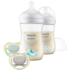 Philips Avent Zestaw butelek Baby Gift - 2x butelka + 2x smoczek