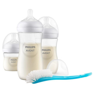 Philips Avent Zestaw butelek Baby Gift - 3x butelka + szczotka