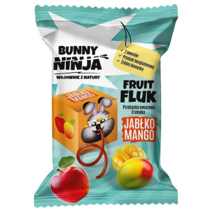Bunny Ninja Fruit Fluk Przekąska owocowa jabłko-mango - 15 g