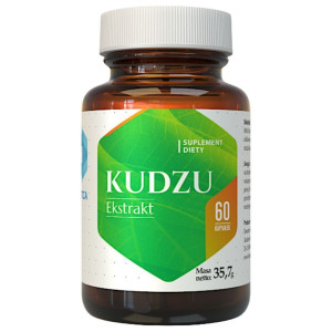 Hepatica Kudzu ekstrakt 500 mg - 60 kapsułek
