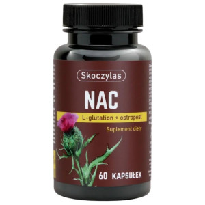Skoczylas NAC L-glutation, ostropest - 60 kapsułek