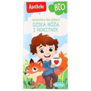 Apotheke Herbatka Bio dla dzieci Dzika róża i Rokitnik - 20 saszetek