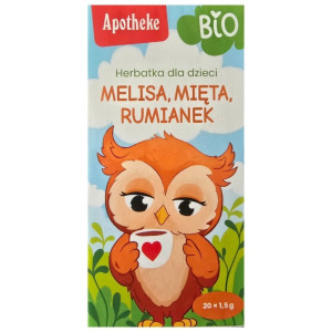 Apotheke Herbatka Bio dla dzieci uspokajająca - 20 saszetek