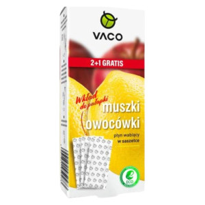 VACO Wkład Płyn do pułapki na muszki owocówki - 3 sztuki