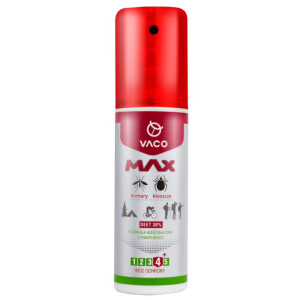 VACO Spray MAX na komary i kleszcze DEET 30% - 80 ml