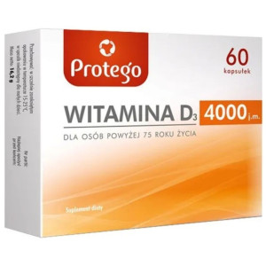 Protego Witamina D3 4000 - 60 kapsułek