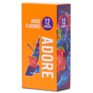 Pasante Adore Flavours Prezerwatywy smakowe - 12 sztuk