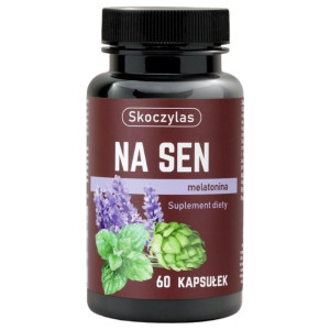 Skoczylas Na sen, Melatonina, chmiel, melisa - 60 kapsułek