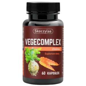 Skoczylas VEGECOMPLEX, Cholina, witaminy, minerały - 60 kapsułek