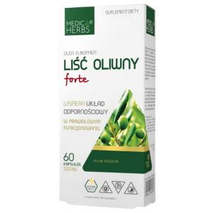 Medica Herbs Liść Oliwny Forte 520 mg - 60 kapsułek