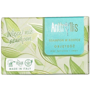 Anthyllis Szampon w kostce zwiększający objętość z imbirem i spiruliną - 80 g