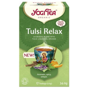 Yogi Tea Tulsi Relax Herbata korzenno-owocowa z tulsi - 17 saszetek