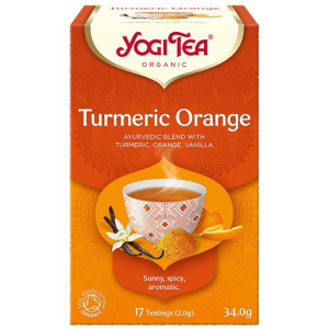 Yogi Tea Herbata korzenno-owocowa z kurkumą - 17 saszetek