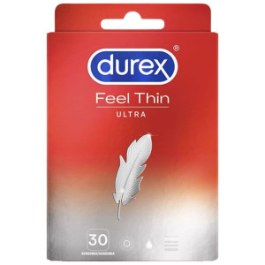 Durex Prezerwatywy Feel Ultra Thin - 30 sztuk