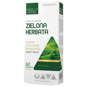 Medica Herbs Zielona herbata 520 mg - 60 kapsułek