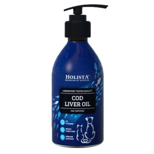Holista Tran z dorsza dla psa i kota - 250 ml