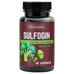 Skoczylas Sulfogin, Sulforafan, gingko biloba - 60 kapsułek