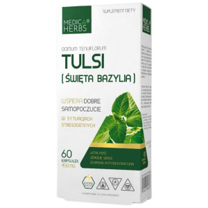 Medica Herbs Tulsi (Święta Bazylia) 450 mg - 60 kapsułek