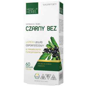 Medica Herbs Czarny Bez 520 mg - 60 kapsułek