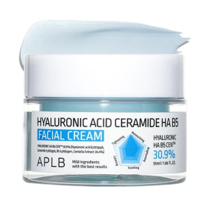 APLB Nawilżający krem z kwasem hialuronowym i ceramidami - 55 ml