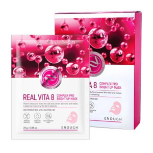 Enough Real Vita 8 Maska z kompleksem witamin - 10 sztuk
