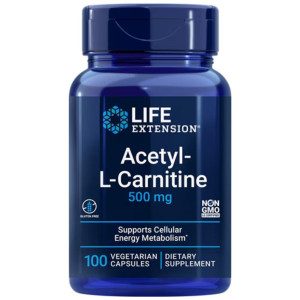 Life Extension Acetylo-L-karnityna 500 mg - 100 kapsułek