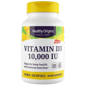 Healthy Originis Witamina D3 10000 IU - 120 kapsułek