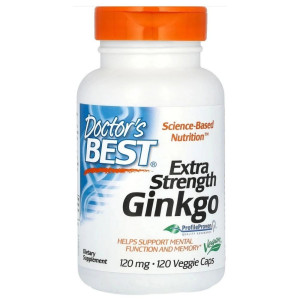 Doctor's Best Miłorząb japoński (Gingko biloba) 120 mg - 120 kapsułek