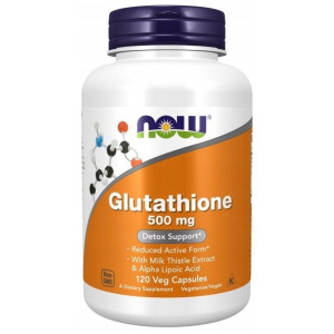 Now Foods Glutathione 500 mg - 120 kapsułek