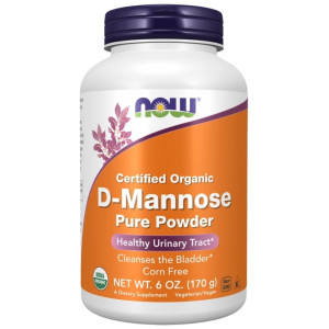 Now Foods D-Mannoza w proszku - 170 g