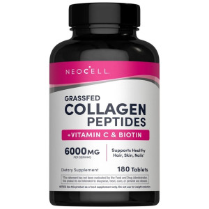 Neocell Kolagen + Witamina C i Biotyna - 180 tabletek