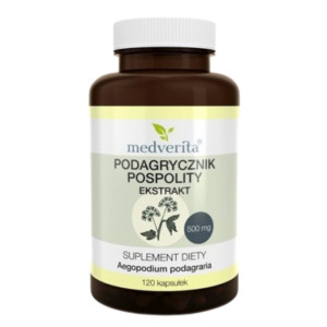 Medverita Podagrycznik pospolity 500 mg - 120 kapsułek
