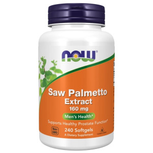 Now Foods Saw Palmetto (Palma Sabałowa) 160 mg - 240 kapsułek