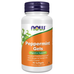 Now Foods Peppermint Gels - 90 kapsułek