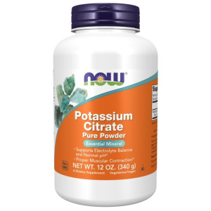 Now Foods Cytrynian potasu w proszku - 340 g