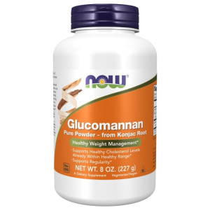 Now Foods Glukomannan, Błonnik z korzenia konjac - 227 g
