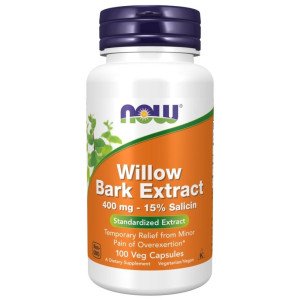 Now Foods Kora wierzby białej 400 mg - 100 kapsułek