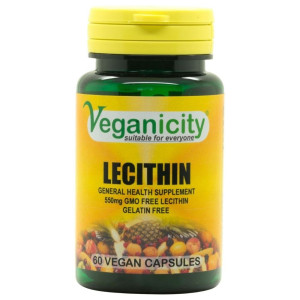 Veganicity Lecytyna 550 mg - 60 kapsułek