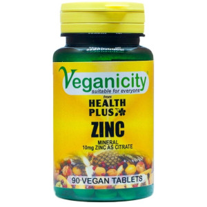 Veganicity Cynk 10 mg - 90 tabletek
