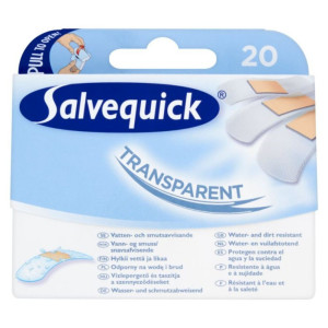 Salvequick Transparent Plastry transparentne - 20 sztuk