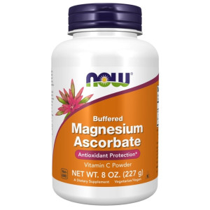 Now Foods Askorbinian magnezu z Witaminą C w proszku - 227 g