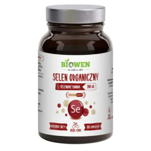 Biowen Selen organiczny 200 mcg - 100 kapsułek