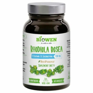 Biowen Rhodiola Rosea, Różeniec Górski 420 mg - 60 kapsułek