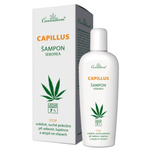Cannaderm Capillus Szampon konopny na problemy łojotokowe - 150 ml