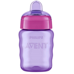 Philips Avent Kubek z ustnikiem 9m+, fioletowy - 260 ml
