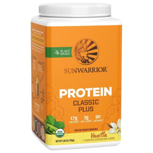 Sunwarrior Classic Plus Protein, Białko roślinne, wanilia - 750 g